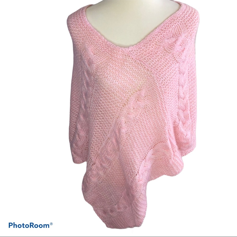 Motherhood Maternity Knit Poncho One Size
